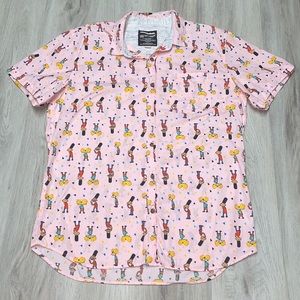 Nickelodeon Hey Arnold! Button Down Shirt